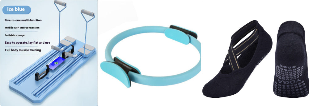 B-READY Fitness Board Upgrade Multi-functional Abdominal Wheel Home Pilates Board Home Trainer