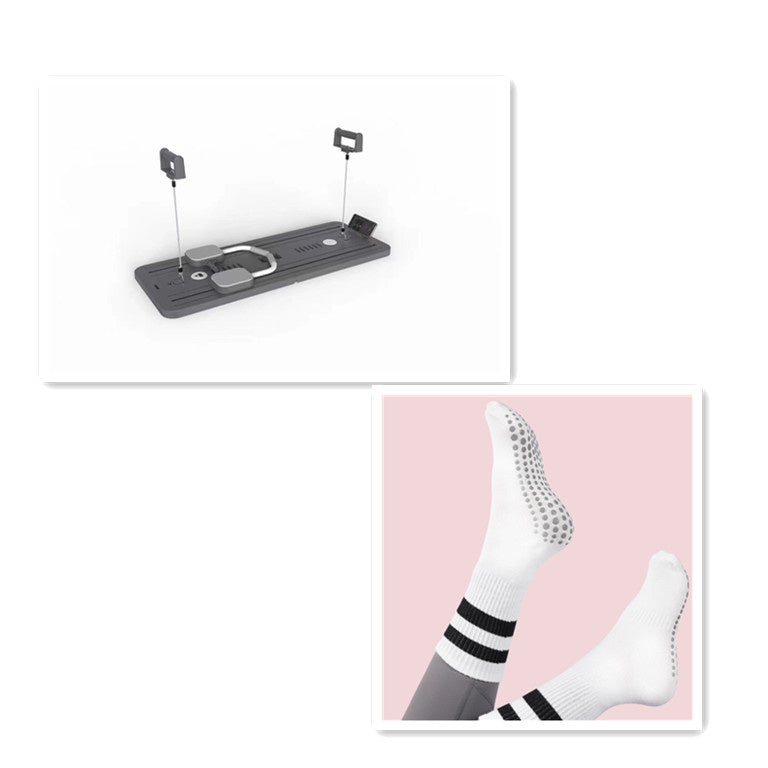 B-READY Home Multifunctional Fitness Board Flat Support Chest And Abdominal Muscle Equipment Household Abdominal Wheel Pilates