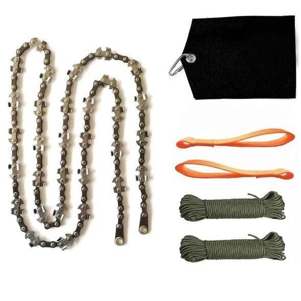 B-READY 24 inch portable hand chain saw outdoor survival hand saw garden garden hand saw outdoor wire saw Self Defense Protection B-PREPARED 2026