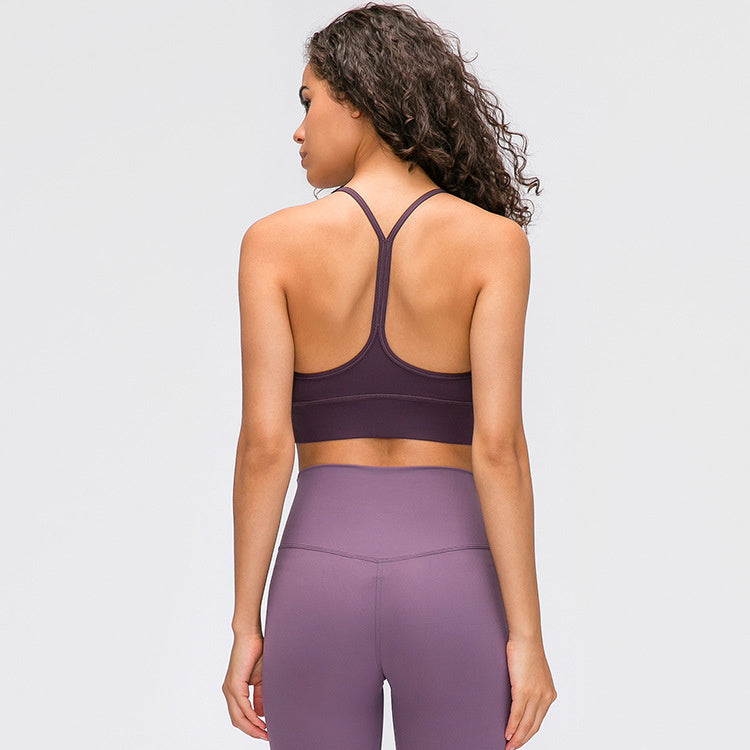 B-READY 
Woman hollow back gym yoga sport pilates bra