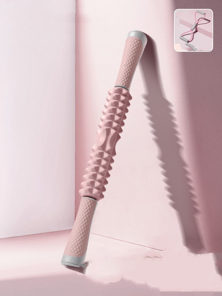 B-READY 26 Foam Shaft Roller Mace Yoga Supplies Massage Shaft Yoga Post including 12 Month Yoga Course