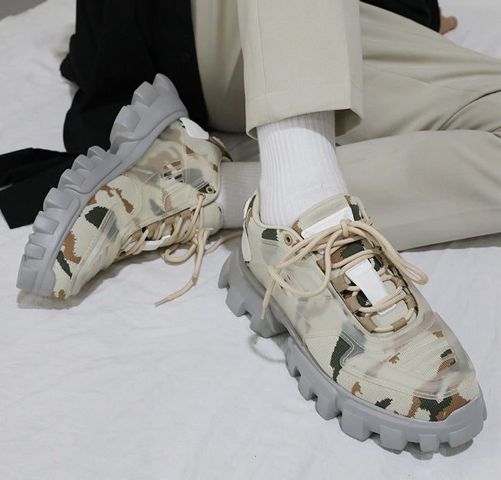 B-READY Paar Unisex-Schuhe mit dicker Sohle, Camouflage, Sport, neues Modell, limitierte Auflage 2026