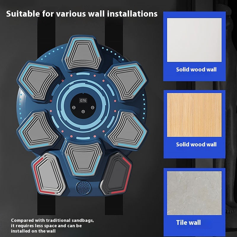 B-READY Smart Boxing Target Bluetooth Music Intelligent Training Boxing Machine Fun for Family and Friends Gift