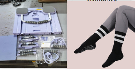 B-READY Home Multifunctional Fitness Board Flat Support Chest And Abdominal Muscle Equipment Household Abdominal Wheel Pilates