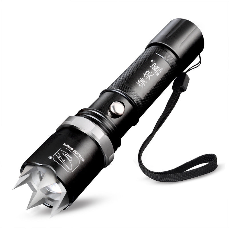 B-READY Self-Defense LED Flashlight Electro Shocker Self Protection worldwide Delivery 3 Days smart fast charge B-PREPARED 2026 500000W