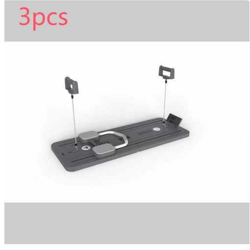 B-READY Home Multifunctional Fitness Board Flat Support Chest And Abdominal Muscle Equipment Household Abdominal Wheel Pilates