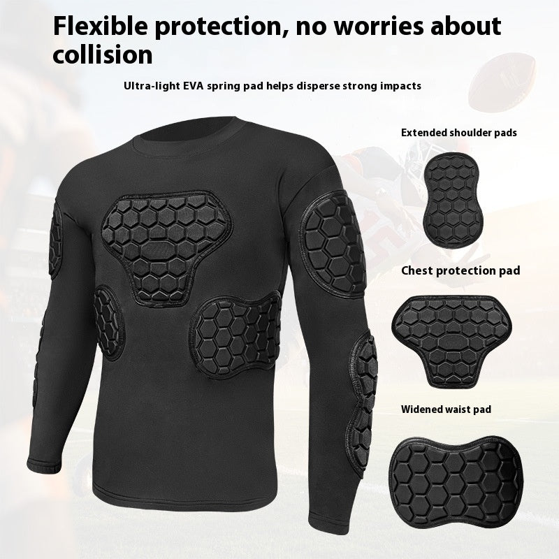 Goalkeeper Anti-collision Clothing Armour Long-sleeved Sportswear