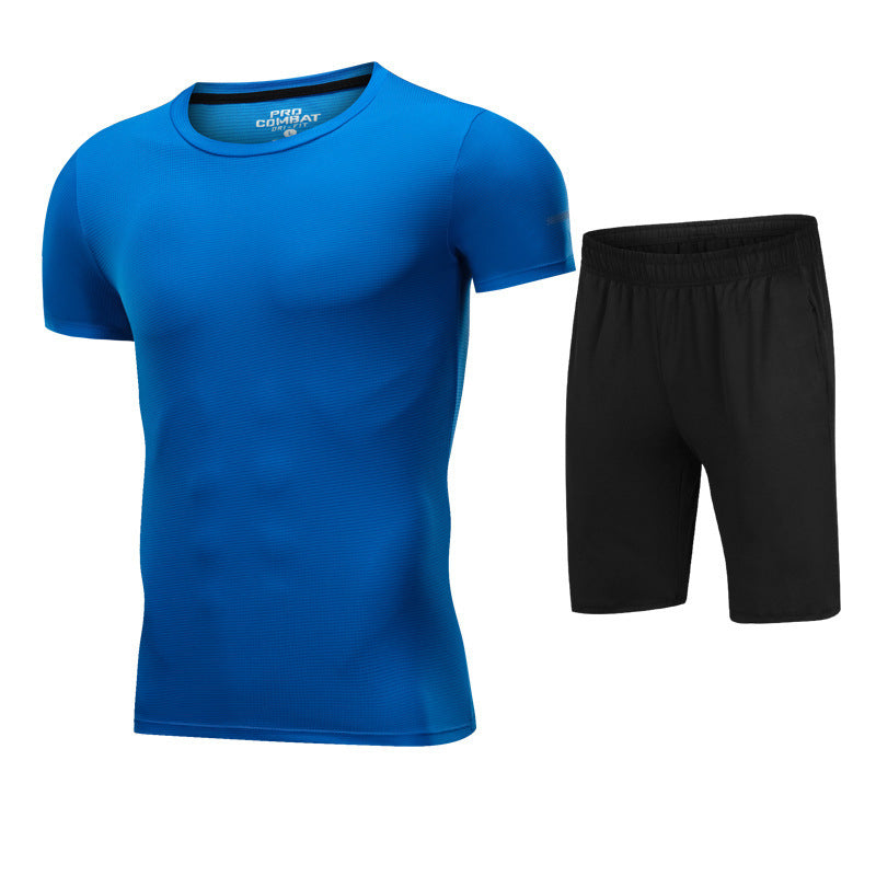 B-READY Unisex Sportswear short sleeve fitness shorts running suit