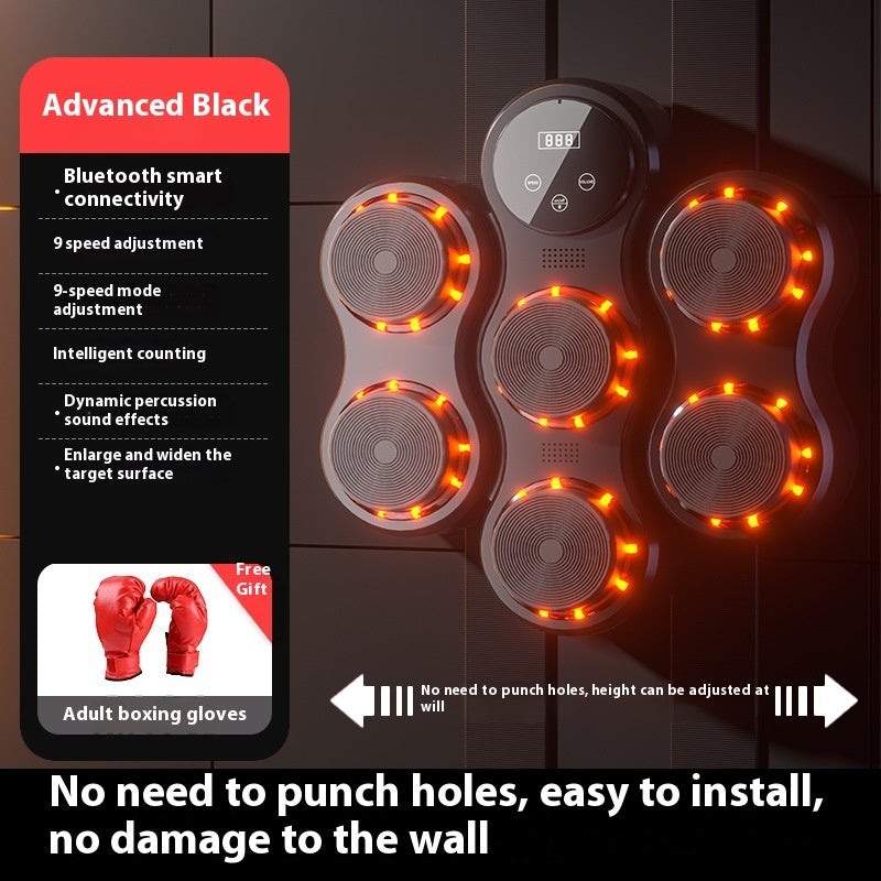 B-READY Smart Home Music Boxing Machine Adjustable Response Training Equipment