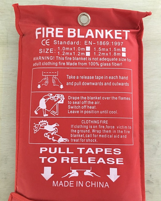 B-READY Fire Blanket Fiberglass Fire Flame Retardant Emergency Survival Fire Shelter Safety Cover Fire Emergency Blanket B-PREPARED 2026