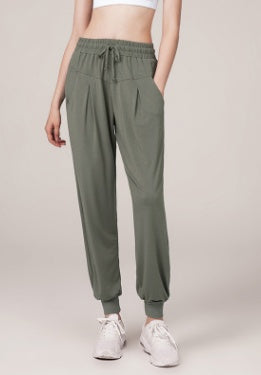 B-READY Woman Fall loose high waist gym pants