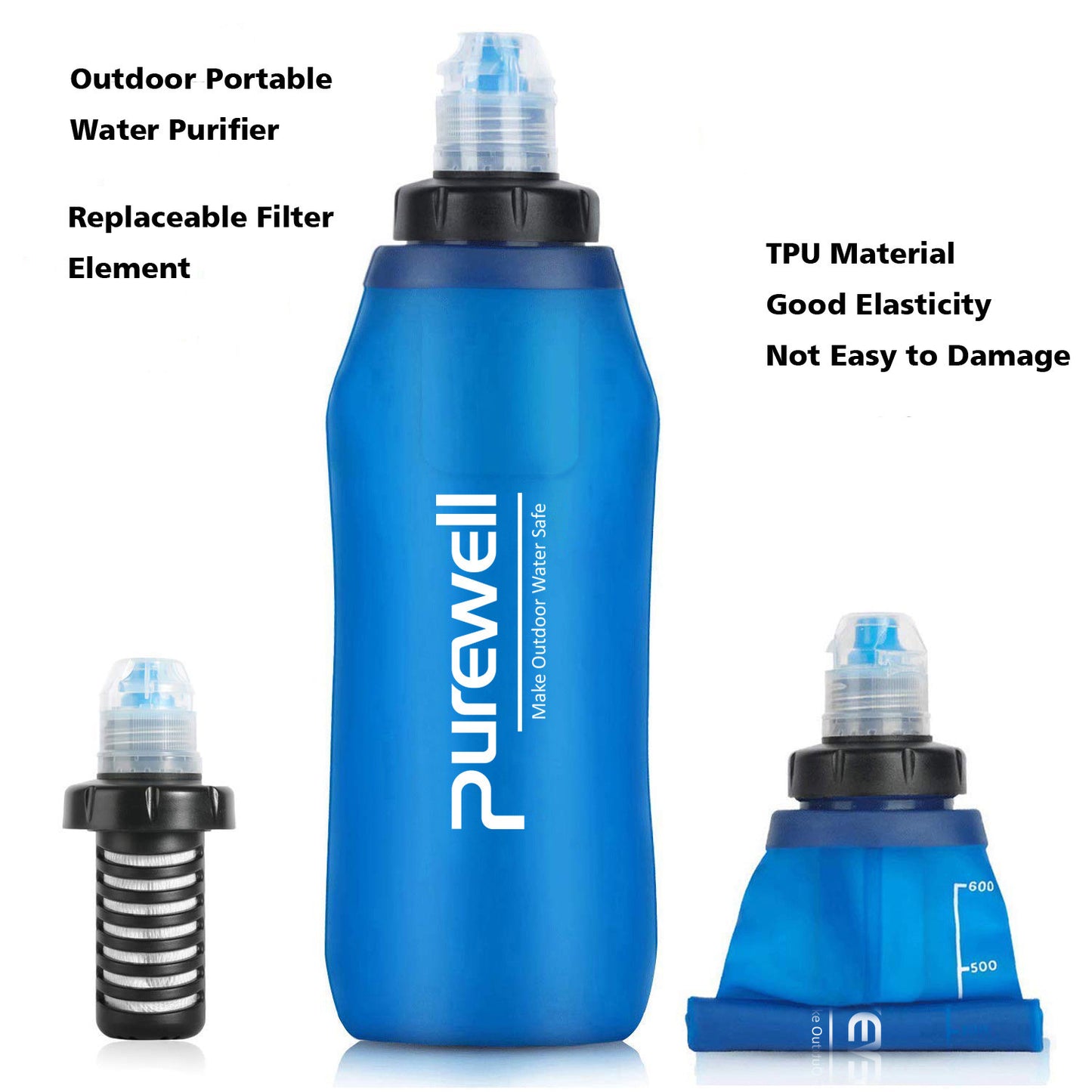 B-READY Outdoor Portable Water Purifier Personal Filter B-PREPARED 2026