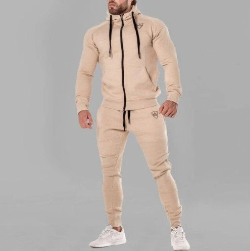 Slim fit hooded sportswear