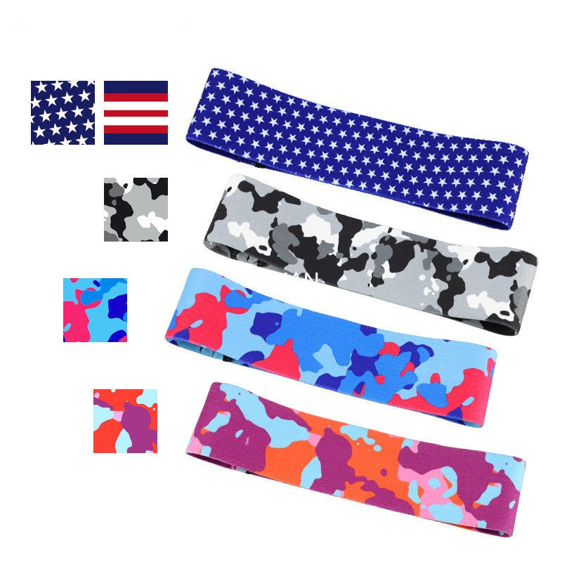 B-READY Anti-slip yoga camouflage color resistance band