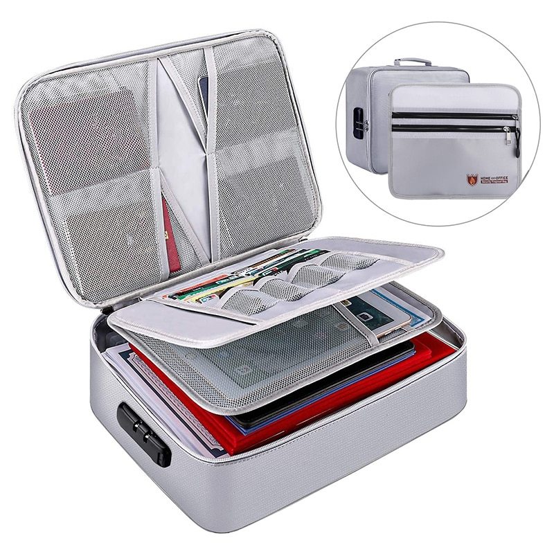 B-READY Household Multifunctional Storage Bag Fireproof And Waterproof File Storage Box B-PREPARED 2026