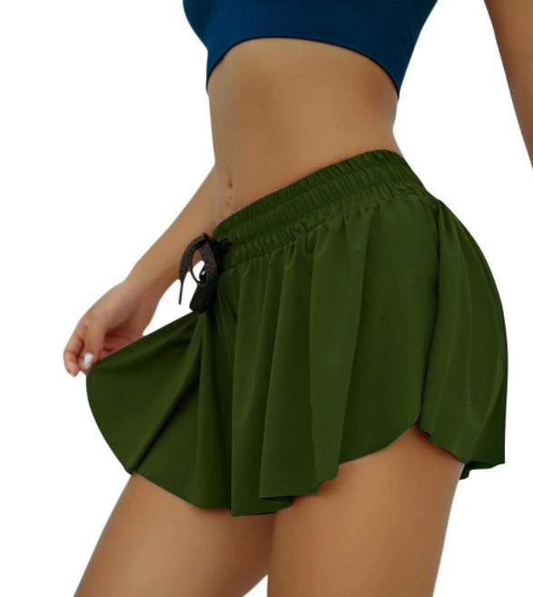B-READY 
Woman Sports Gym Nude Yoga Breathable Shorts
