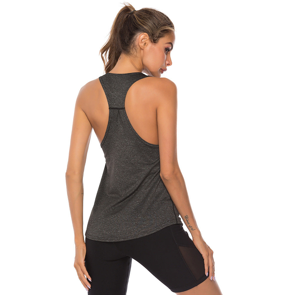 B-READY 
Summer Hot Women Sport Gym Back Race Vest