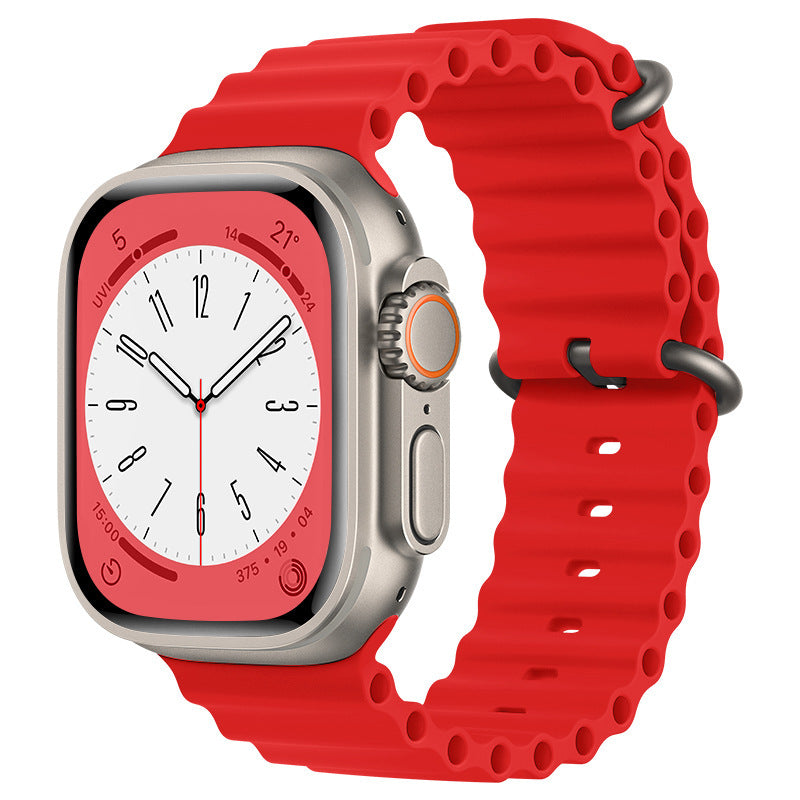 Apple Watch Ultra 2 Ocean Sport Silicone Watch Strap