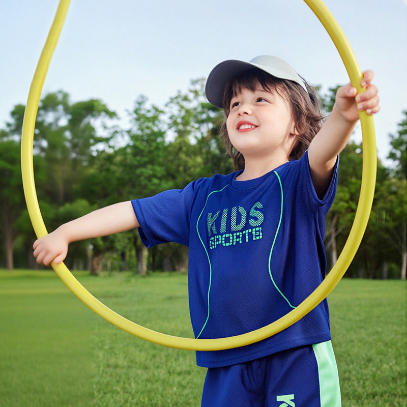 B-READY Children Short-sleeved Uniform Sportswear Set Unisex