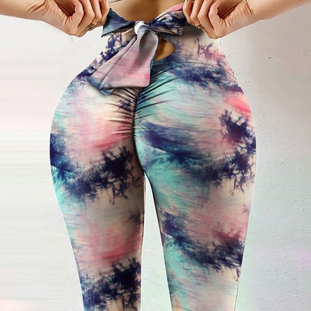 B-READY Sexy Peach Hip Hip Lifting Sport Fitness Yoga Gym Leggings