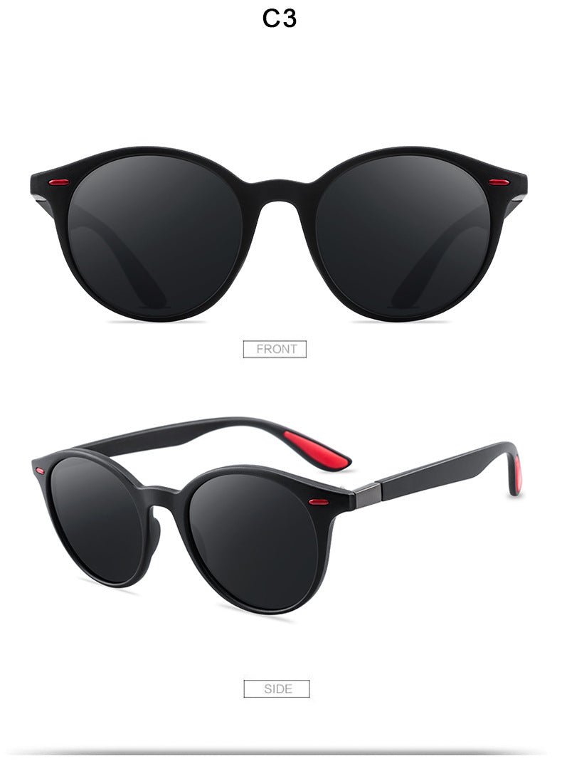 B-READY P26 Polarized Sunglasses Round Sunglasses Polarized Male Drivers Driving Sunglasses