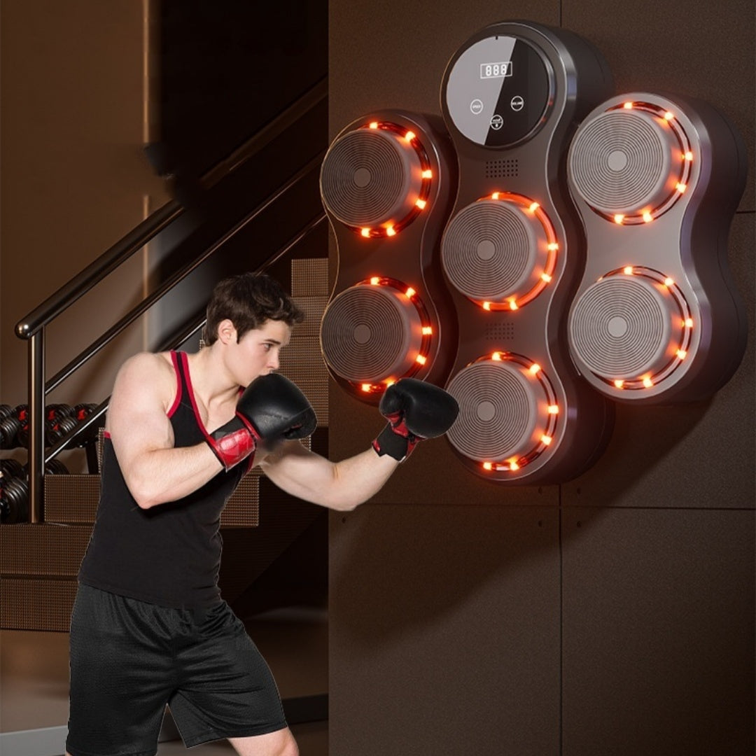B-READY Smart Home Music Boxing Machine Adjustable Response Training Equipment