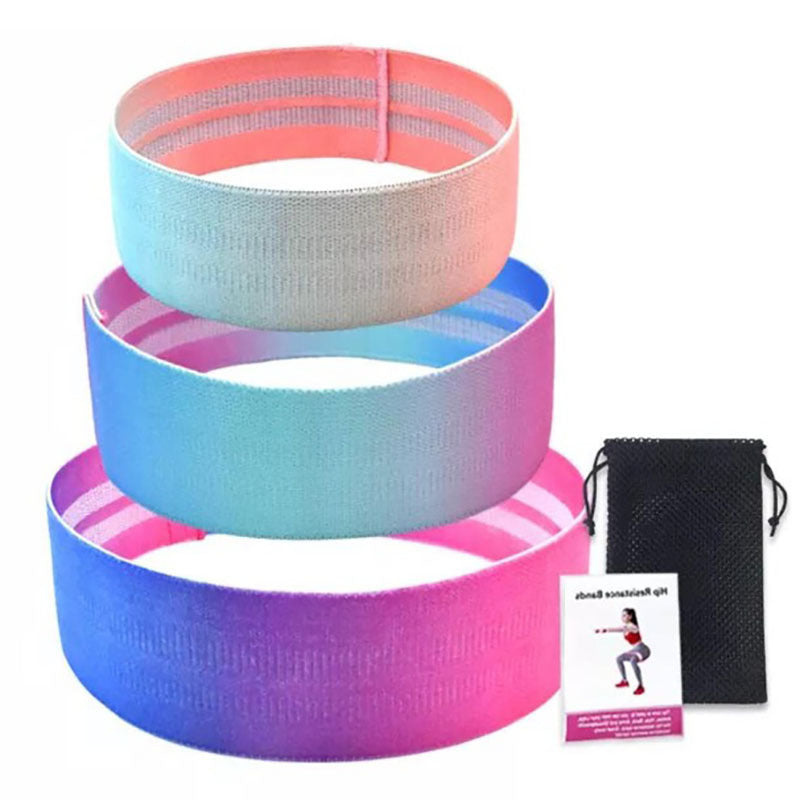 B-READY Cross border Yoga pull with hip ring deep squat hip ring elastic band hip ring resistance band thruster set