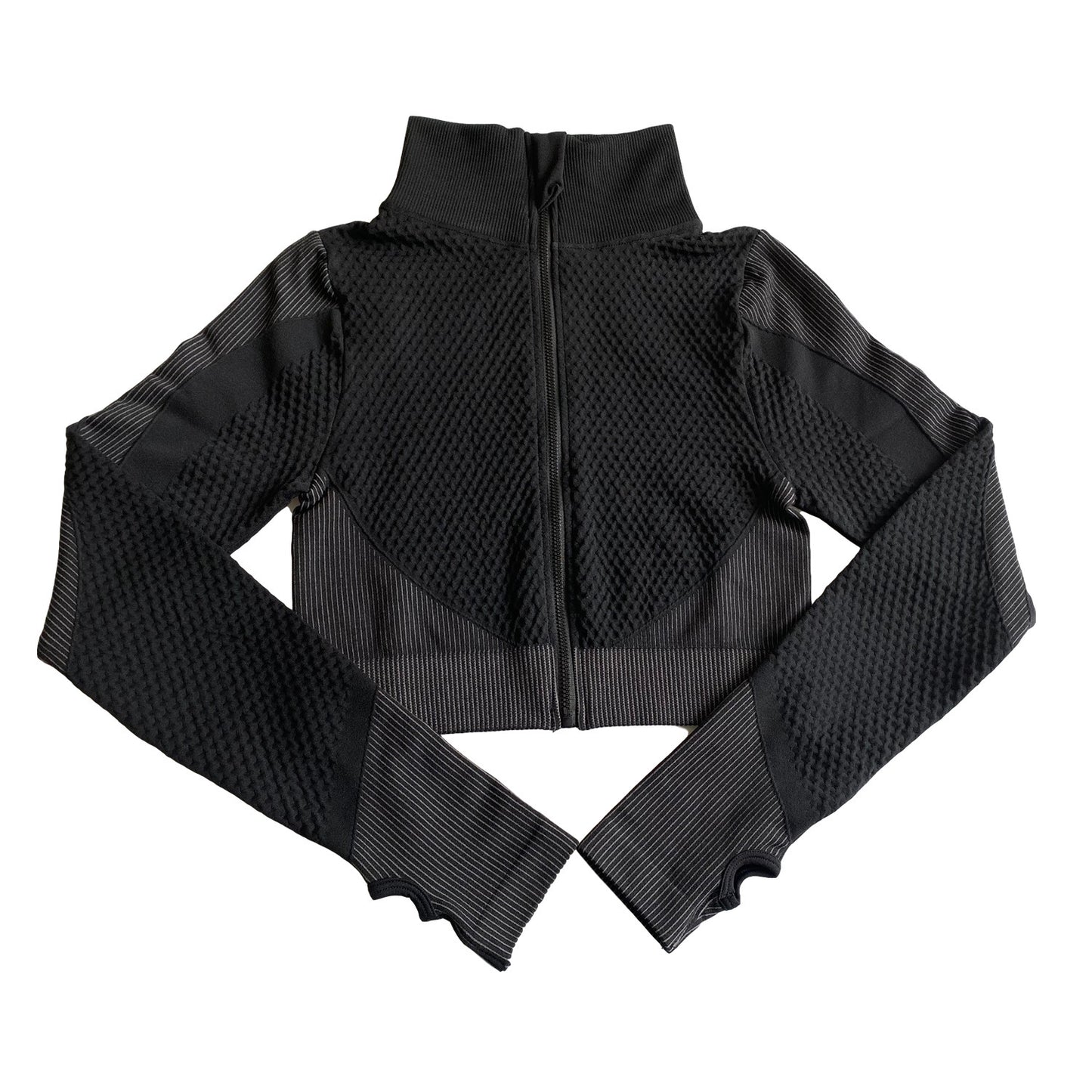 B-READY 
Shark Seamless Exercise Gym Wear Women's Long Sleeve Top