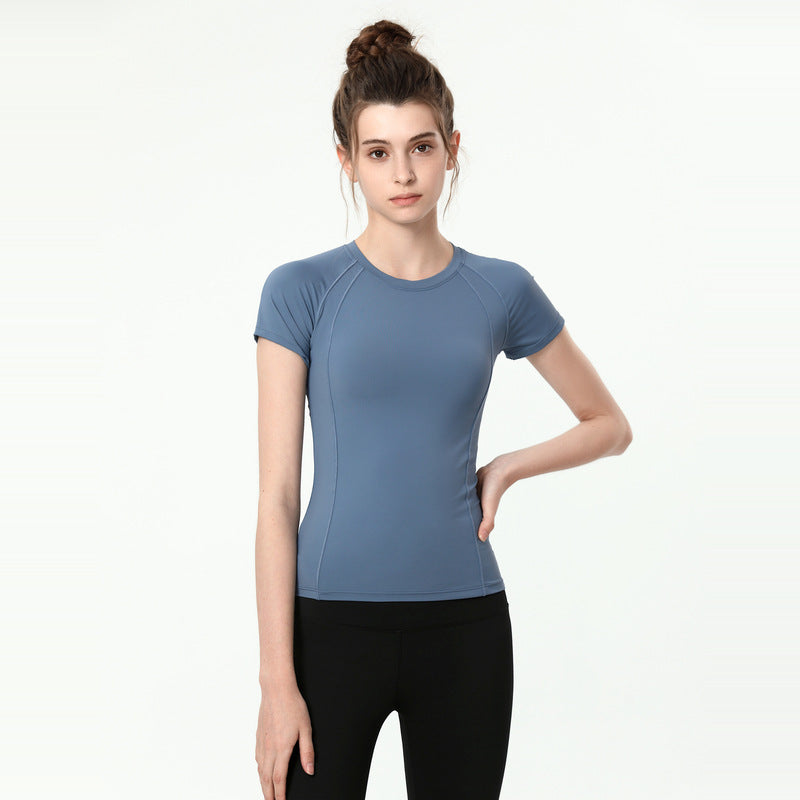 B-READY Women's Fashion Yoga Short Sleeve