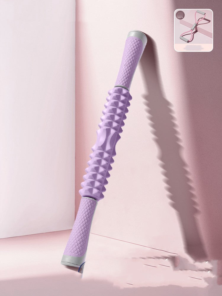 B-READY 26 Foam Shaft Roller Mace Yoga Supplies Massage Shaft Yoga Post including 12 Month Yoga Course