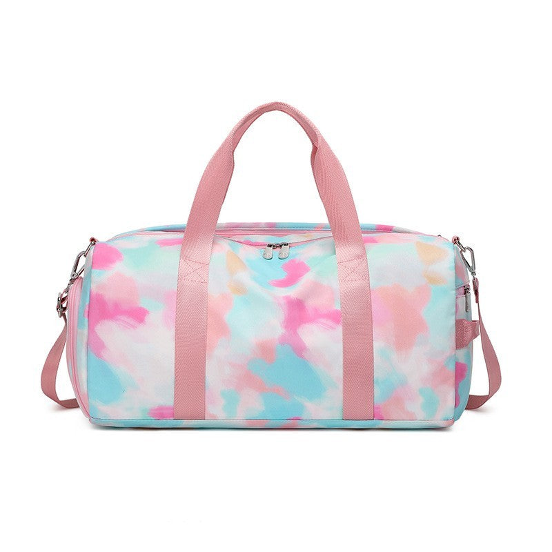 B-READY Gym Fitness Große Kapazität Wasserdichte Graffiti Druck Sport Fitness Tasche