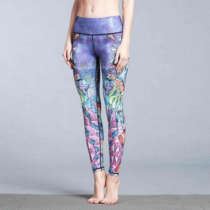 B-READY Women's Outdoor Sport Yoga Printed Leggings (costumers favorite 2025)
