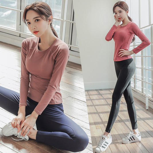 B-READY Gym Sports T-shirt Women's Slimming Sports Running