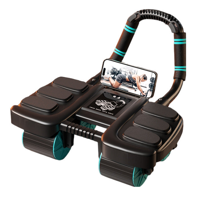 B-READY Intelligent Four-wheel Abdominal Wheel Automatic Rebound Elbow Support incl. Course