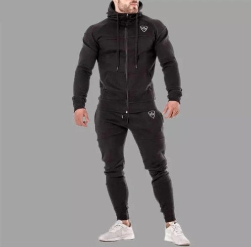 Slim fit hooded sportswear