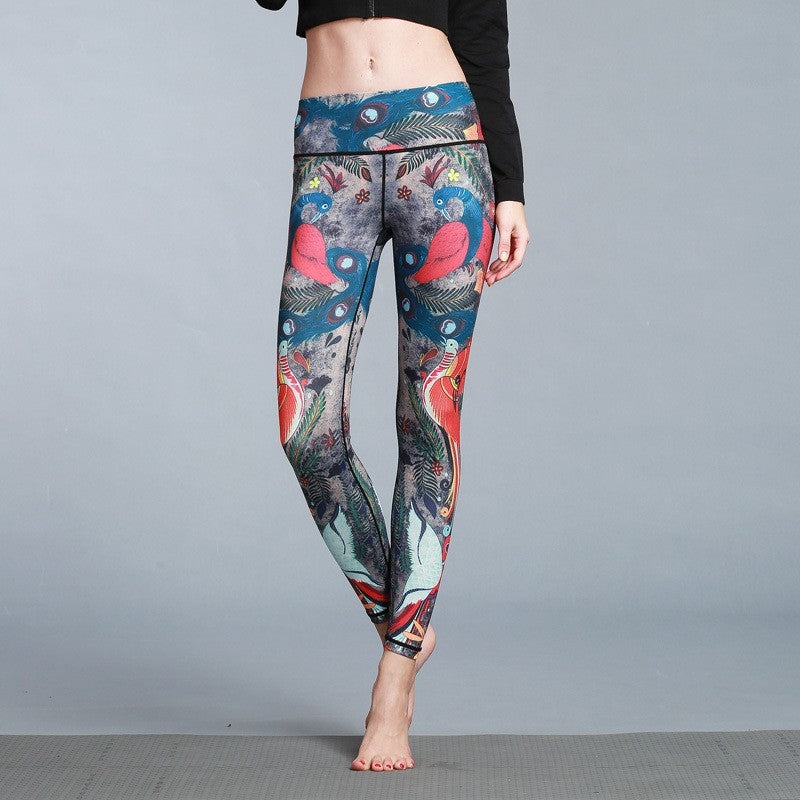 B-READY Women's Outdoor Sport Yoga Printed Leggings (costumers favorite 2025)