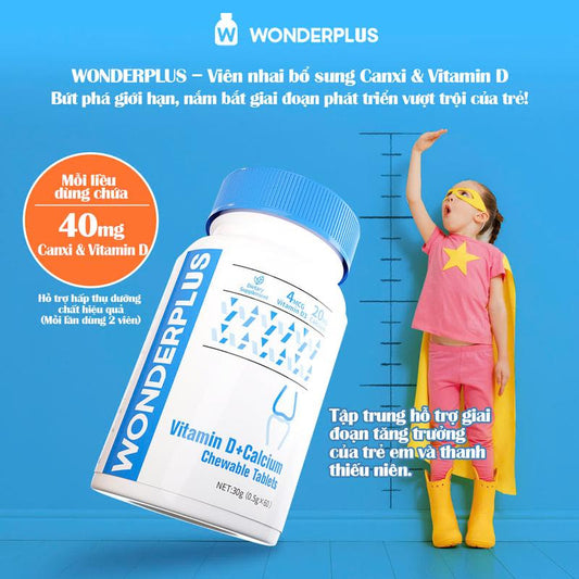 B-READY Calcium And Vitamin D Supplement Chewable Tablet Supplement Children and Kids