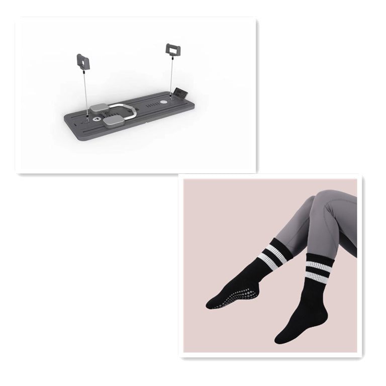 B-READY Home Multifunctional Fitness Board Flat Support Chest And Abdominal Muscle Equipment Household Abdominal Wheel Pilates