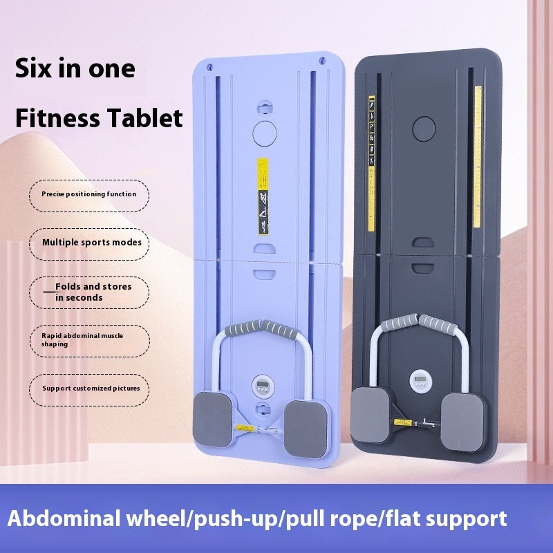B-READY Home Gym Trainer Multi-functional Supine Board Home Sports Exercise Firm Abs Abdominal Muscle Flat Support Fitness Equipment incl. Trainings Course