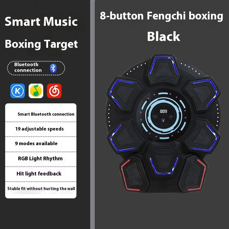 B-READY Smart Boxing Target Bluetooth Music Intelligent Training Boxing Machine Fun for Family and Friends Gift