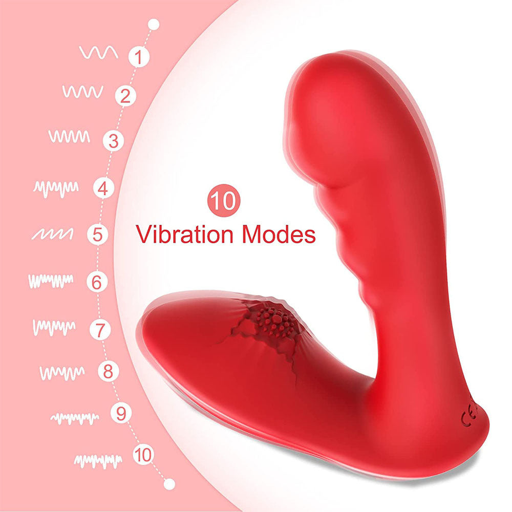 B-READY Vibrator - Tragbarer Doppelkopfvibrator mit 10 Frequenzmodi - Weiblicher Stimulationsvibrator - Produkte für Erwachsene