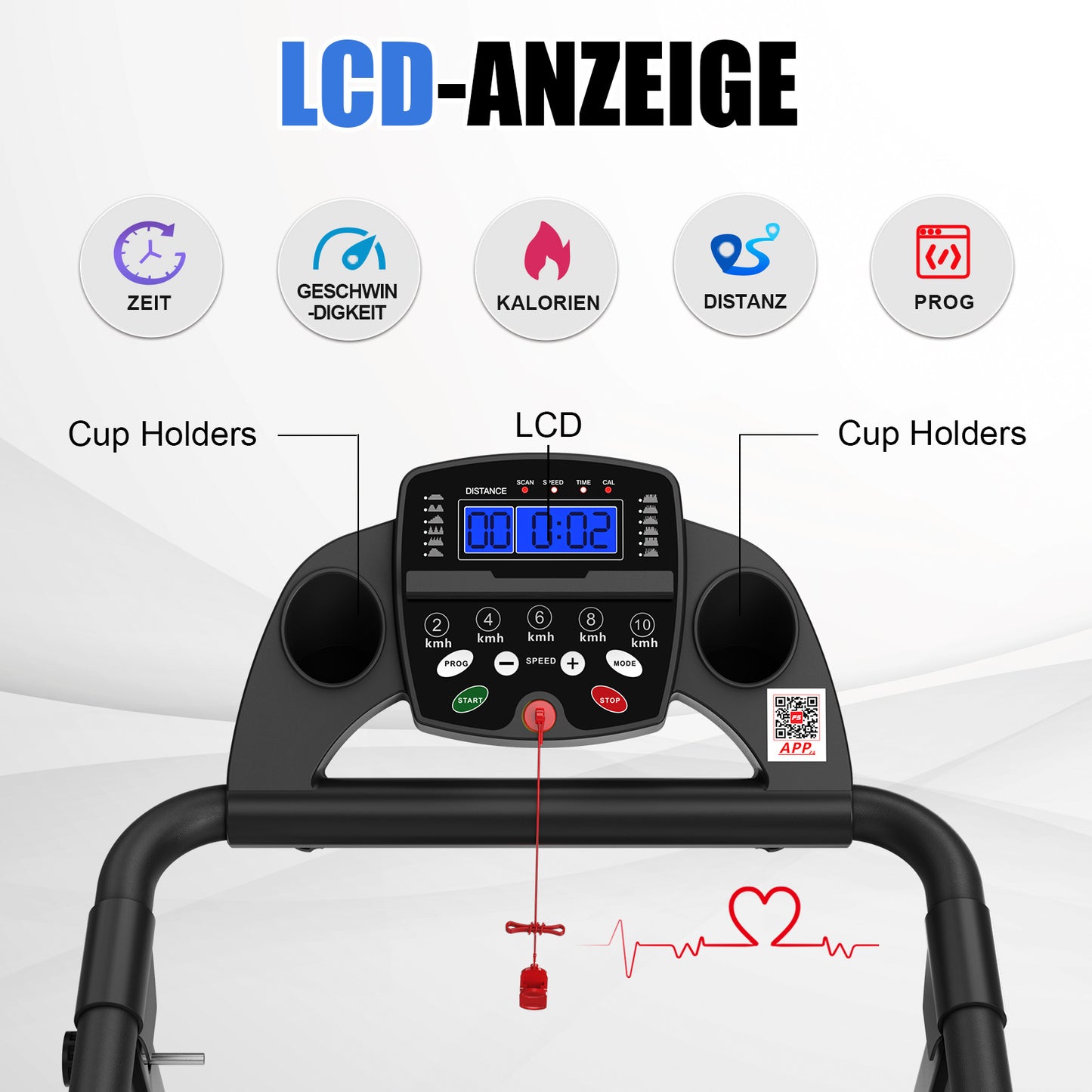 B-READY 2026 EU Home Office Desk Treadmills, Compact Desktop Treadmills With Inclined Portable Treadmills, 2-in-1 Treadmills For Walking, Running And Jogging, With A Weight Capacity Of 120KG incl. Trainings Plan Course 3 Month Weight and Fat loss 26