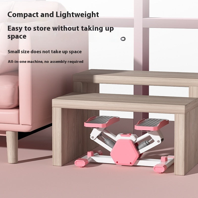 B-READY Home Fitness Mini Silent Indoor Foot Pedal Machine Stairs Glutes Trainer