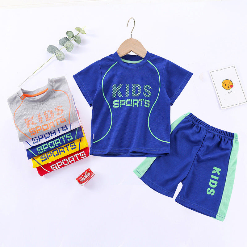 B-READY Children Short-sleeved Uniform Sportswear Set Unisex