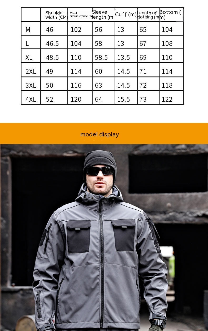 B-READY Tactical Soft Shell Jacket Tactical Windbreaker Waterproof Outdoor B-PREPARED 2026