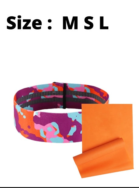 B-READY Anti-slip yoga camouflage color resistance band