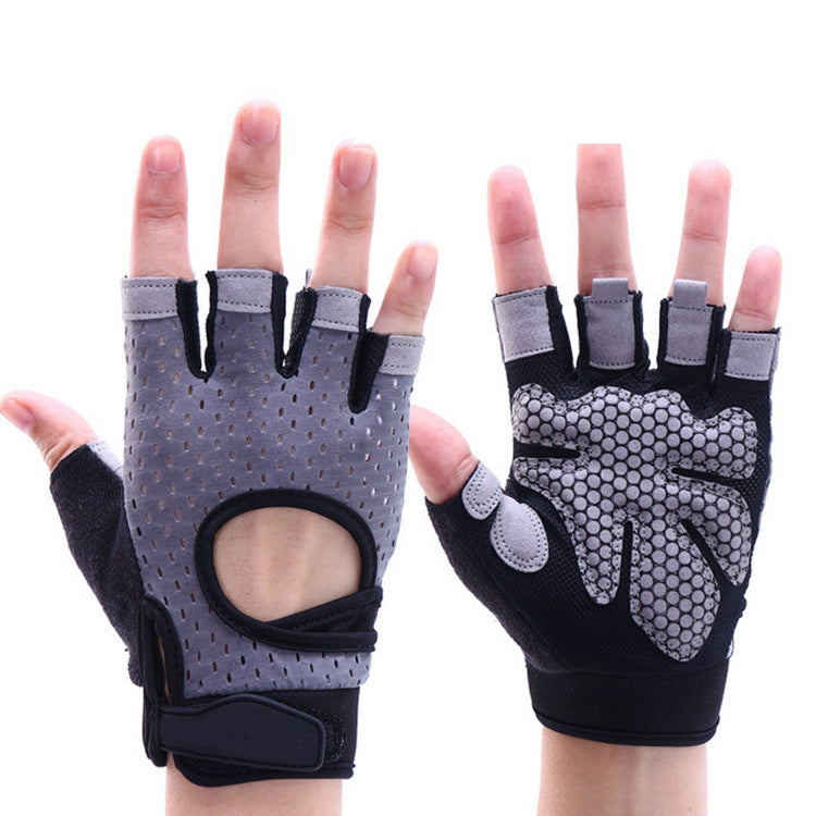 B-READY Gym Fitness Gloves unisex Men And Women Dumbbell Equipment Horizontal Bar Exercise Wristband