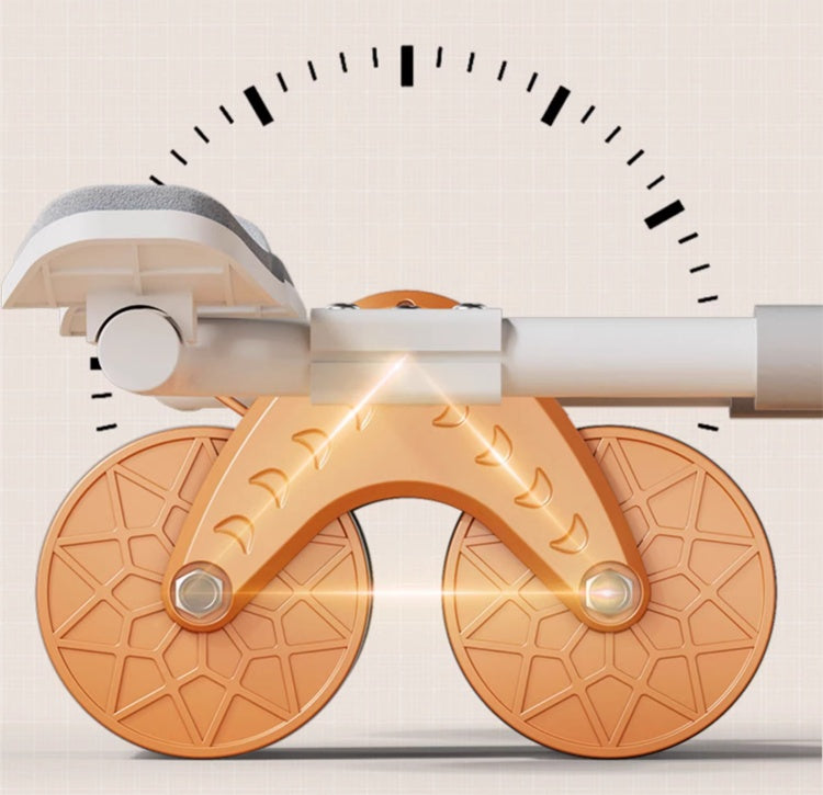 B-READY Gym Hometrainer Male And Female Household 2 In 1 Exercise Belly Wheel Indoor Fitness Sports