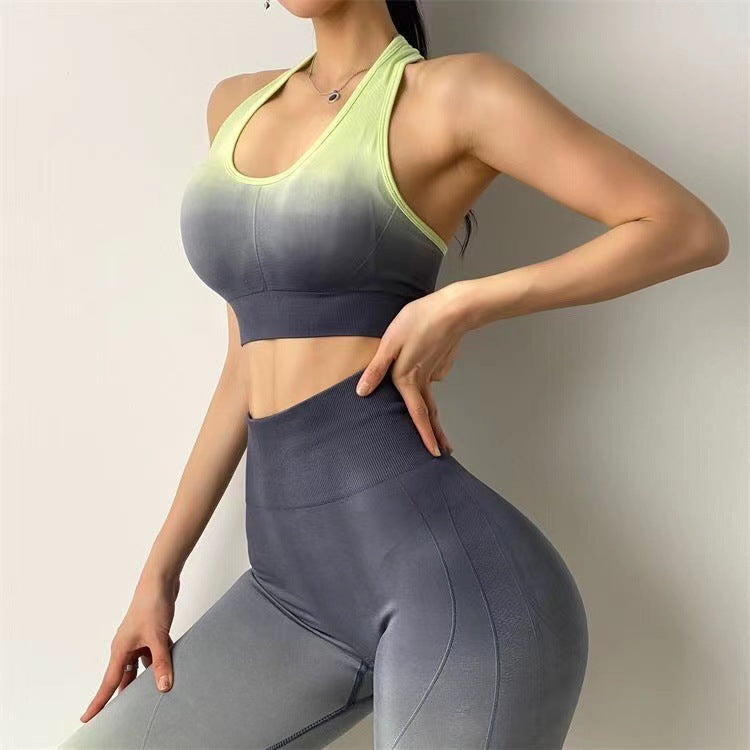 B-READY 
Two Piece Seamless Yoga Women's Gym Polyester BODYSUIT