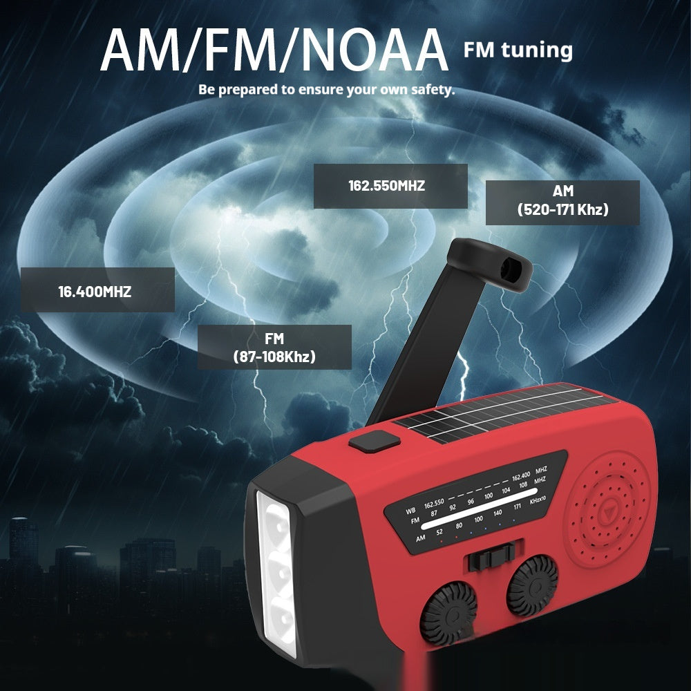 B-READY Rechargeable Hand Radio Emergency Disaster Prevention Power Torch B-PREPARED 2026